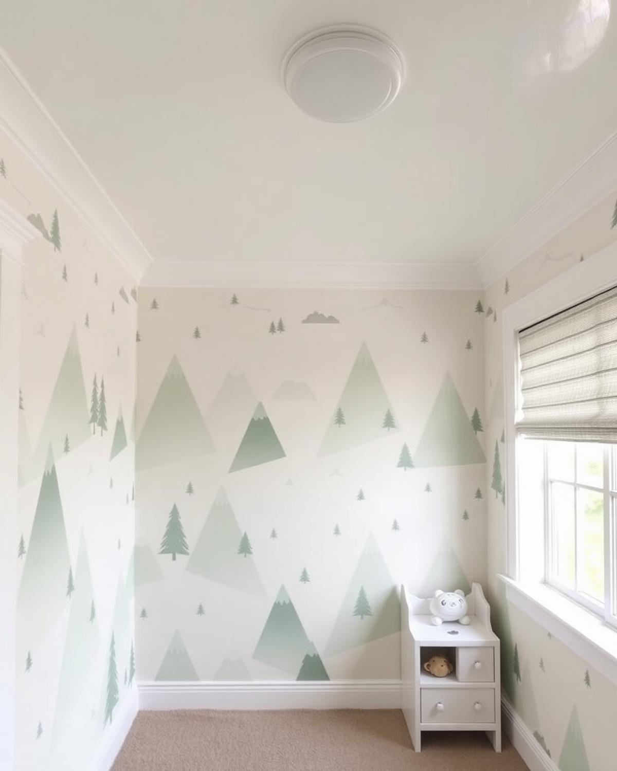 Kinderkamer mountain print